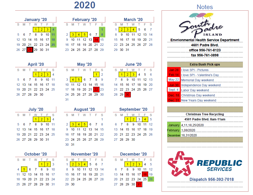 Brush & Bulky Pick Up / South Padre Island, Texas